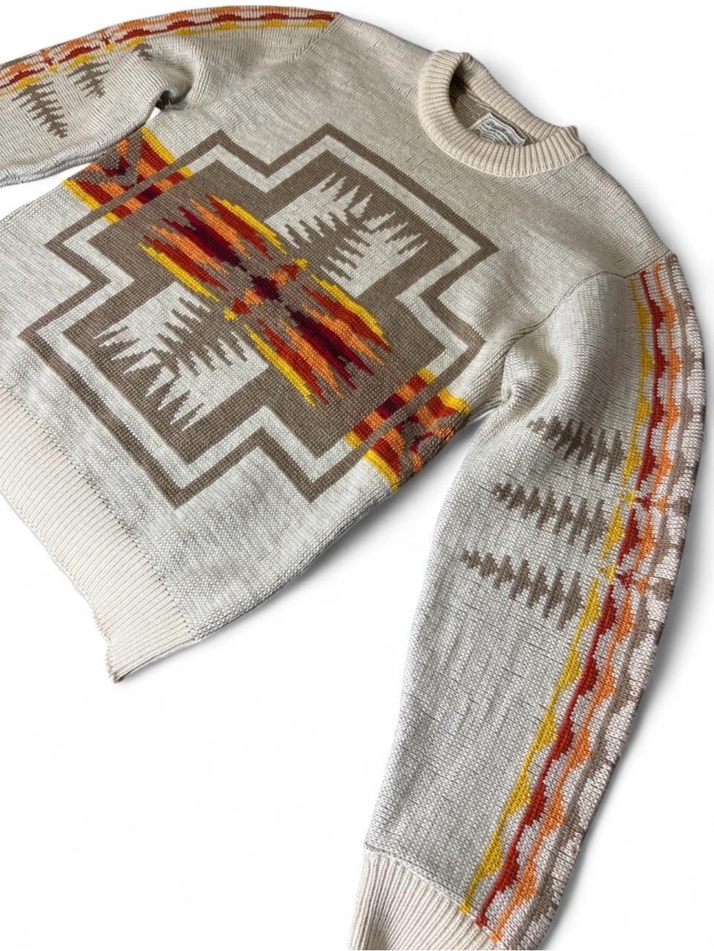 Vintage 1970's Pendleton 100% virgin wool sweater - Picture 5 of 6